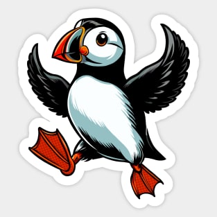 Hoppin’ Puffin Sticker